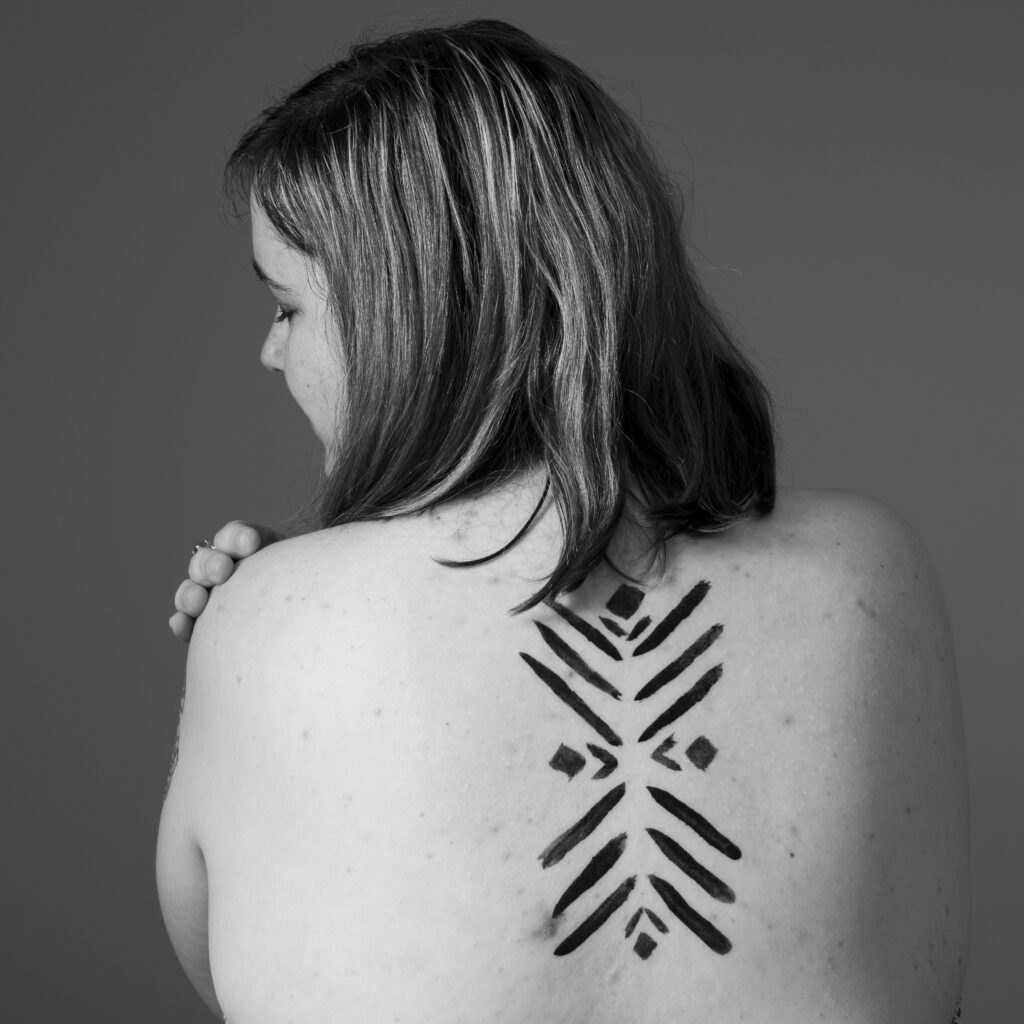 expérience créative body painting femme Ain