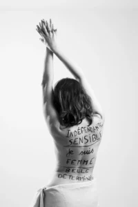 séance créative body painting témoignage femme engagée